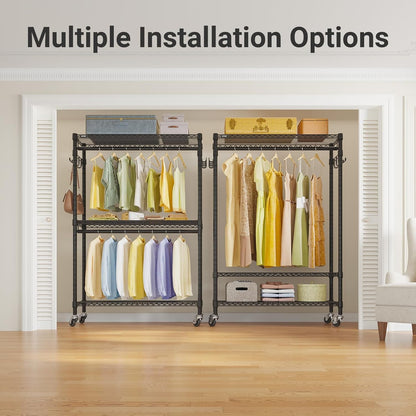 Clothes Organiser Metal Wardrobe