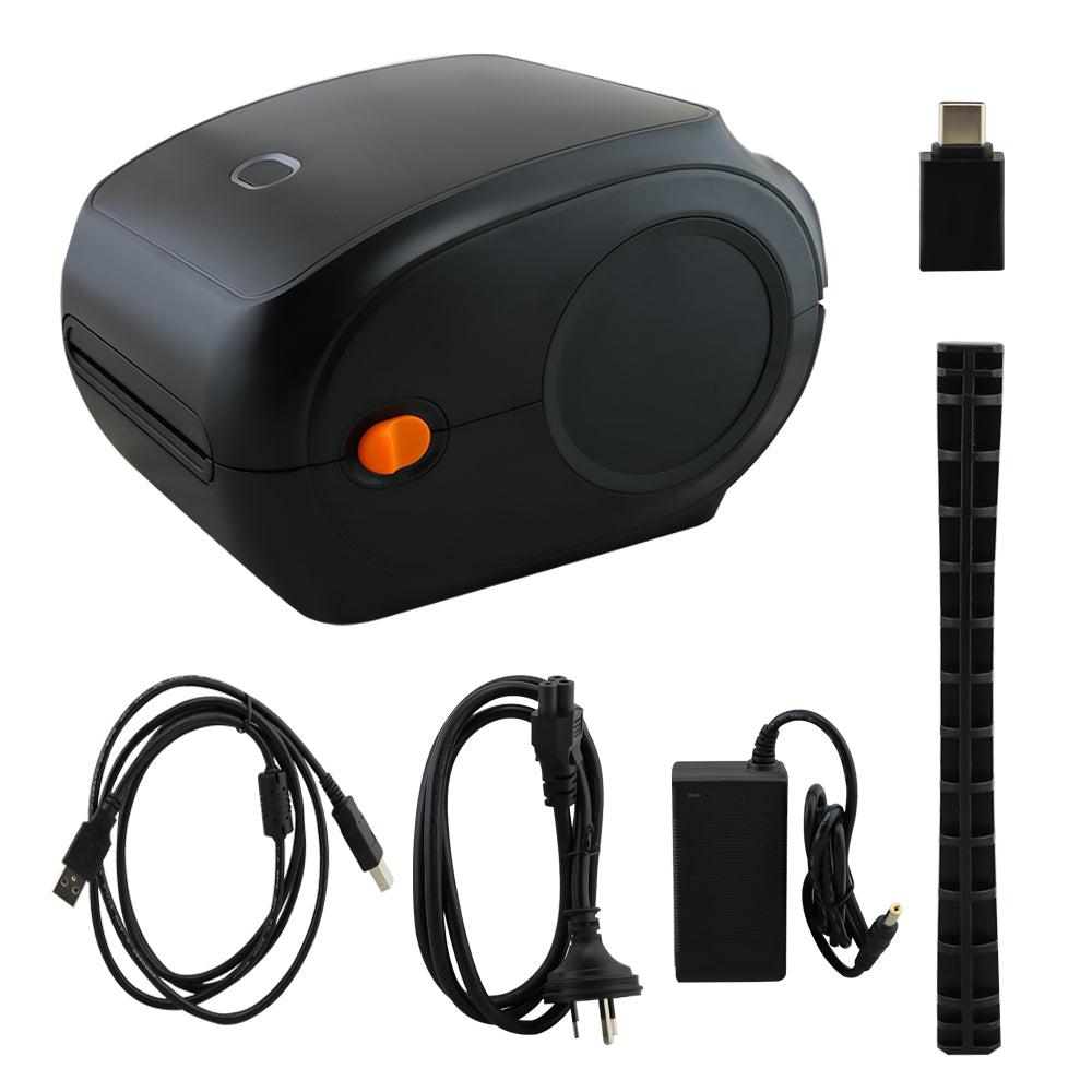 Portable Thermal Label Printer USB & Bluetooth Direct Thermal, High-Speed Printing