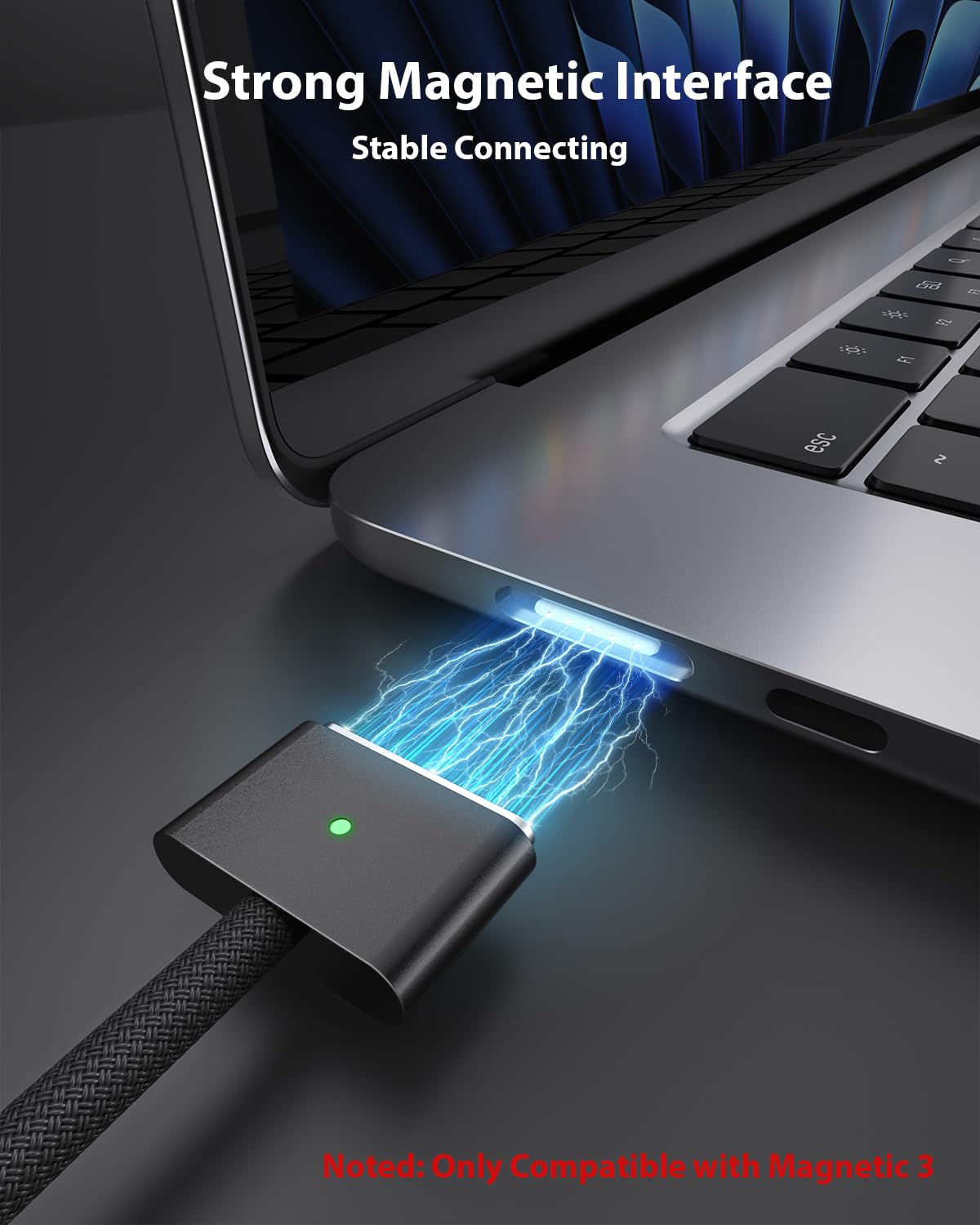 USB C to MagSafe 3 Charging Cable For Macbook Air / Macbook Pro Replacement