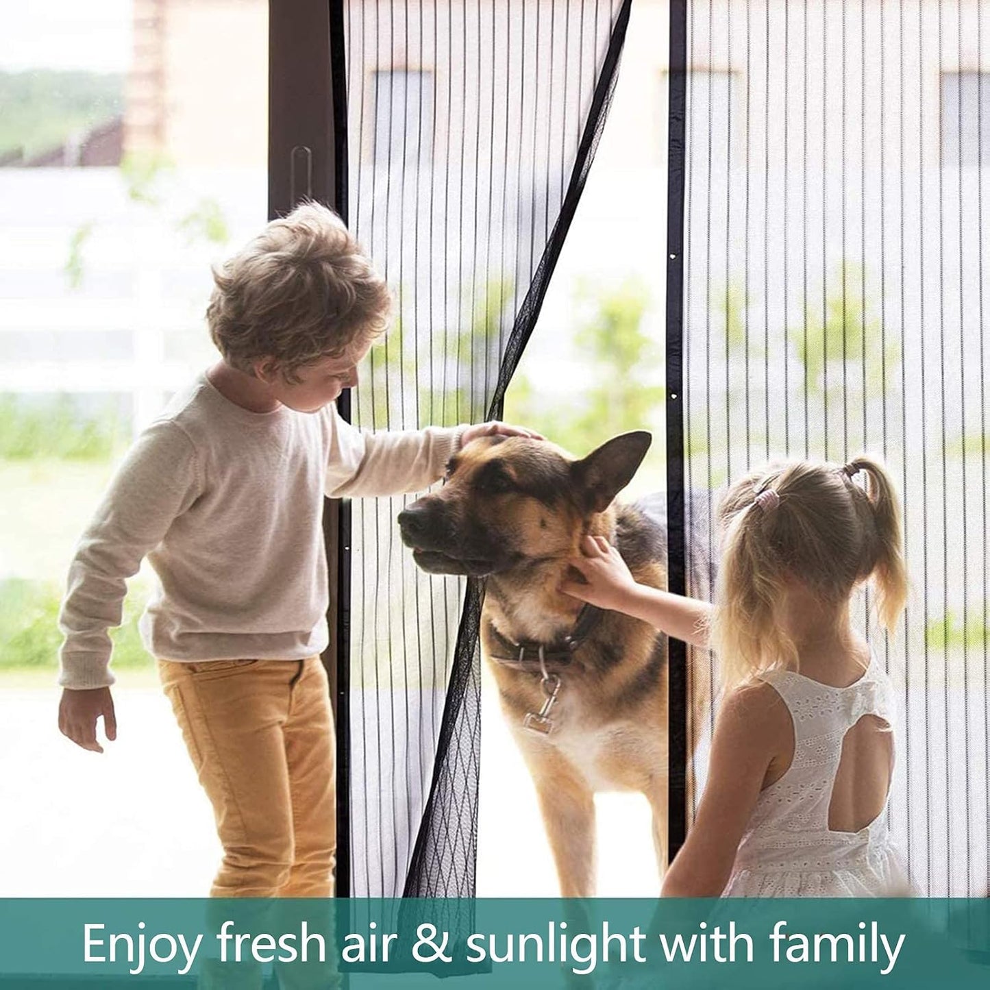 Magnetic Fly Screen Door Curtain