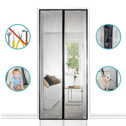 Magnetic Fly Screen Door Curtain