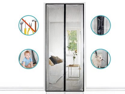 Magnetic Fly Screen Door Curtain