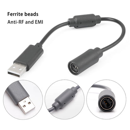 USB Breakaway Cable for Xbox 360