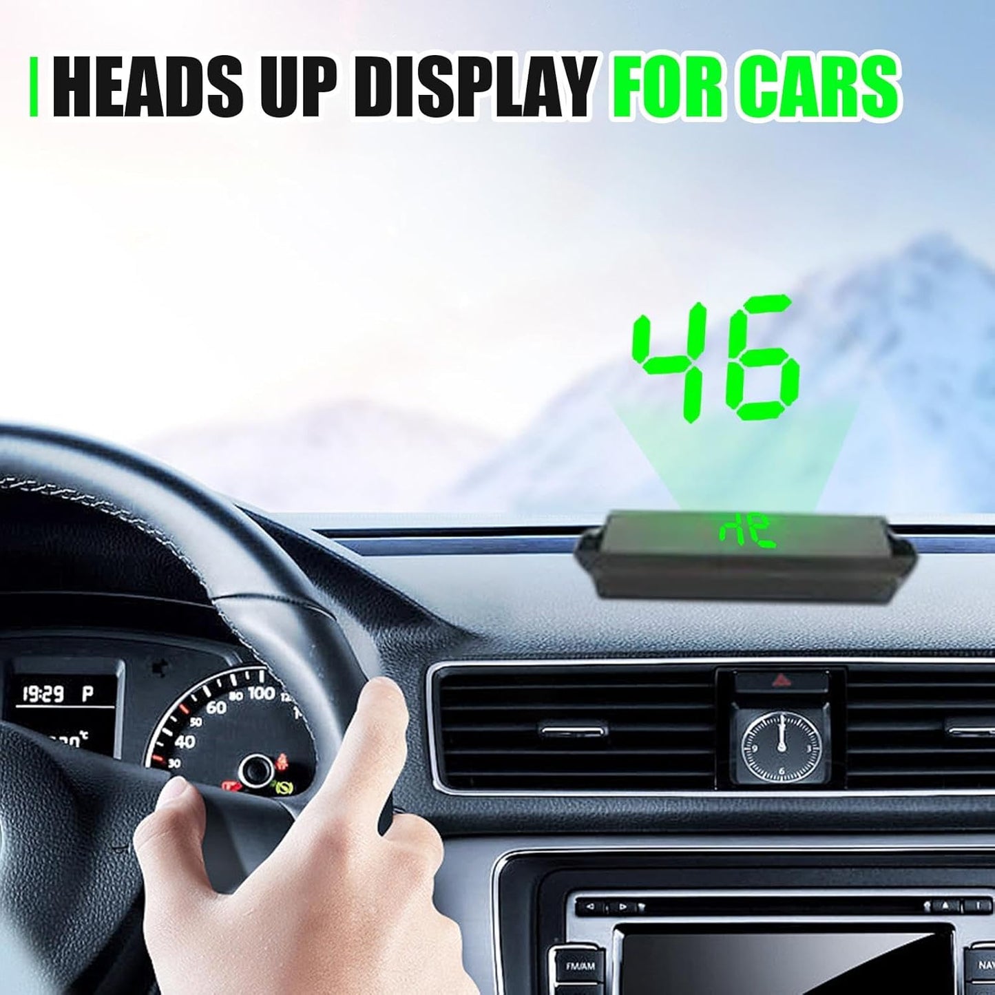 Digital Speedometer Universal GPS Car HUD Head Up Display