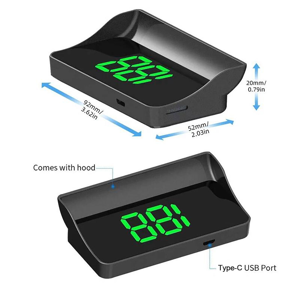 Digital Speedometer Universal GPS Car HUD Head Up Display