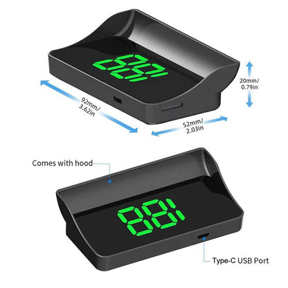 Digital Speedometer Universal GPS Car HUD Head Up Display