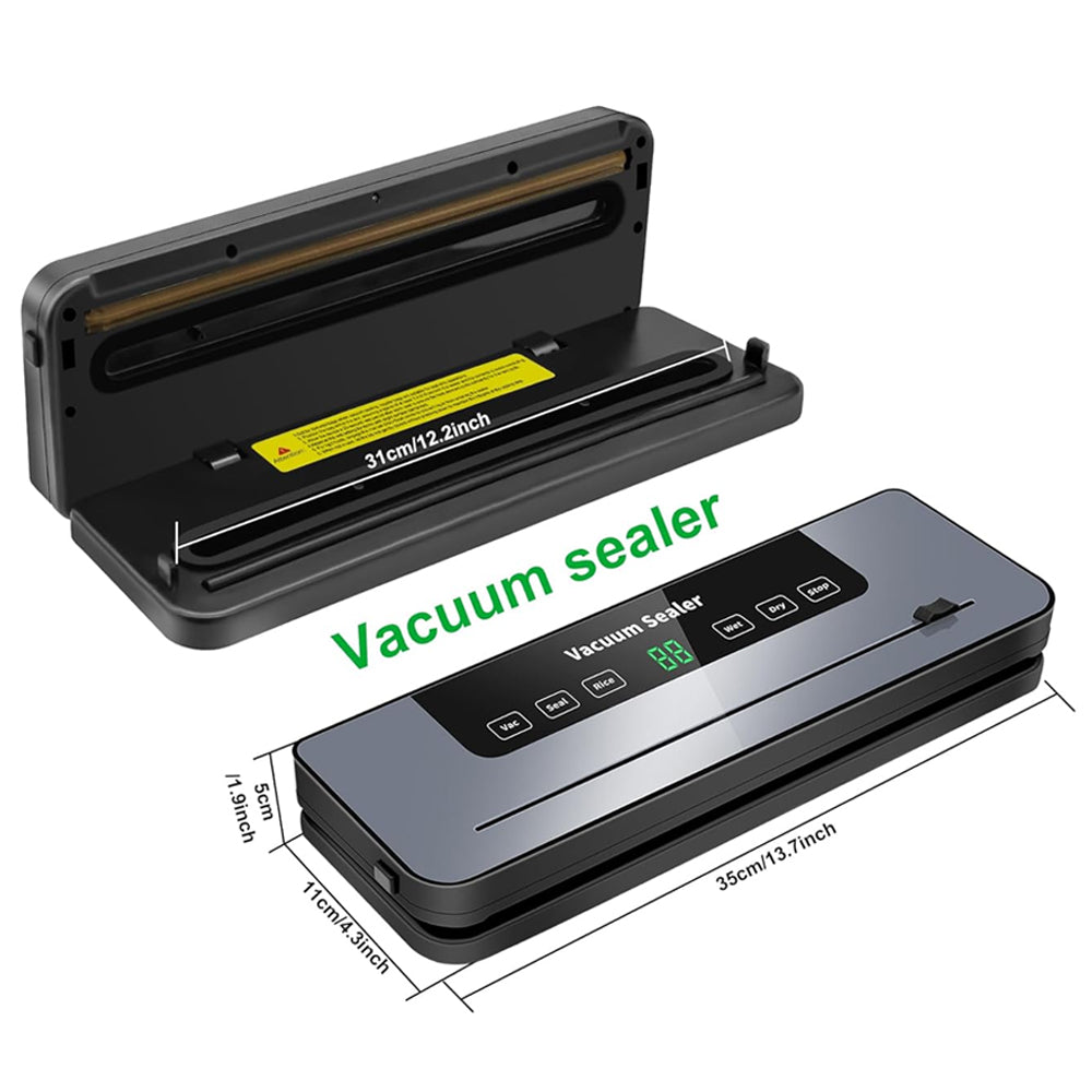Vacuum Food Sealer Machine with Built-In Cutter