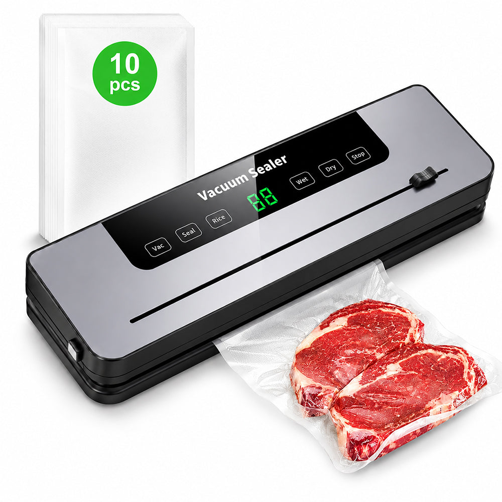 Vacuum Food Sealer Machine with Built-In Cutter