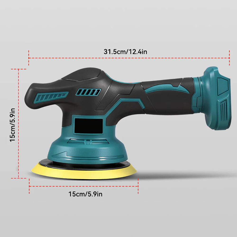 Cordless Car Buffer Polisher Compatible Makita 18V Brushless Polish Wax