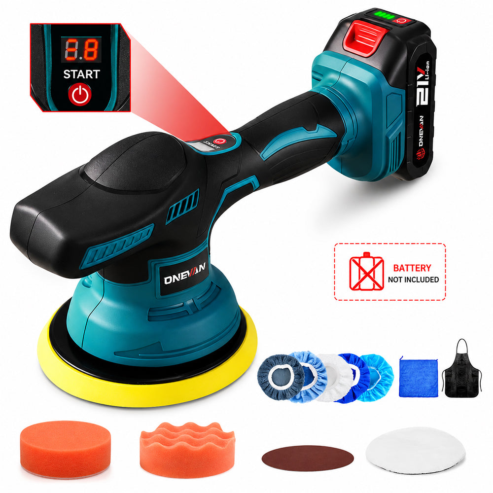Cordless Car Buffer Polisher Compatible Makita 18V Brushless Polish Wax
