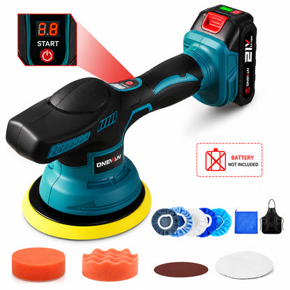 Cordless Car Buffer Polisher Compatible Makita 18V Brushless Polish Wax