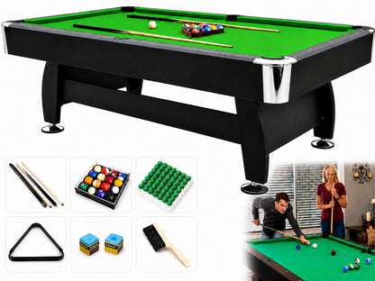 7Ft Multi Function 3 in 1 Pool Table Hockey Tennis Table With A Electronic Puck