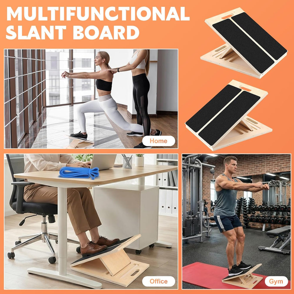 Wooden Slant Board for Calf Stretching