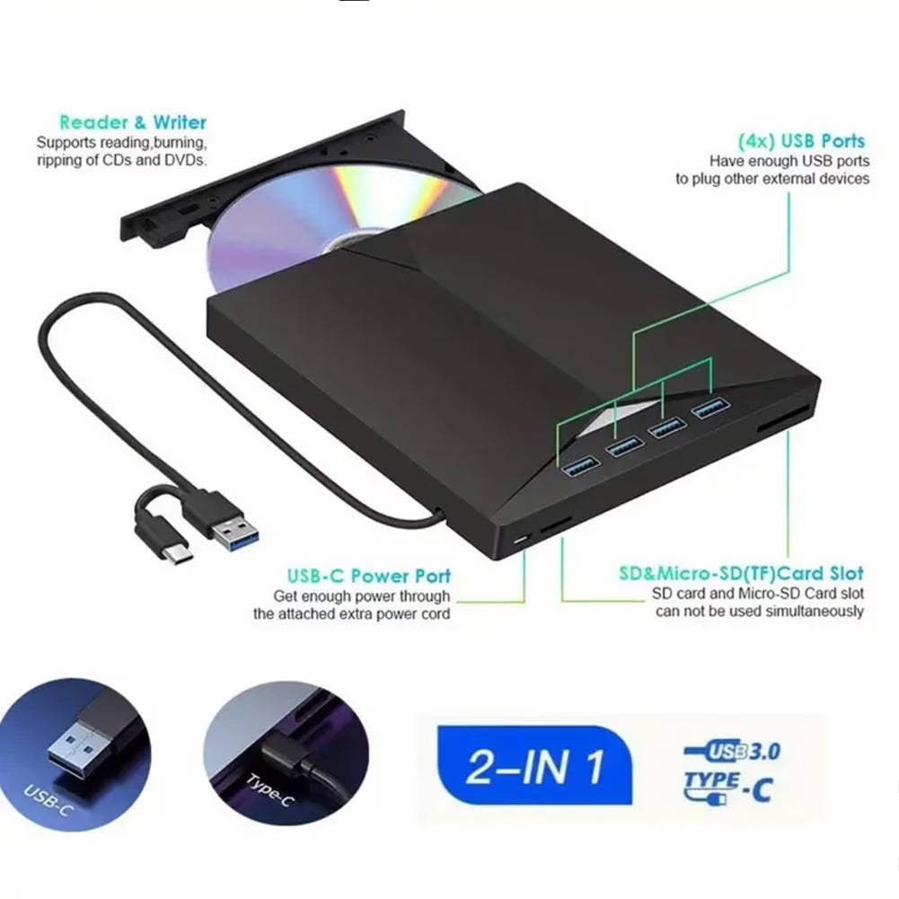 External DVD Drive CD/DVD Writer