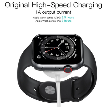 Apple Watch charger NZ packed in travel bag for portability