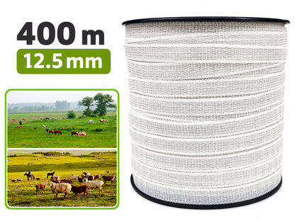 400m Roll Polywire Electric Fence Stainless Steel Poly Wire
