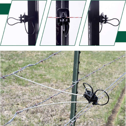 Anti-UV Electric Fence Y Steel Post Pinlock Insulator