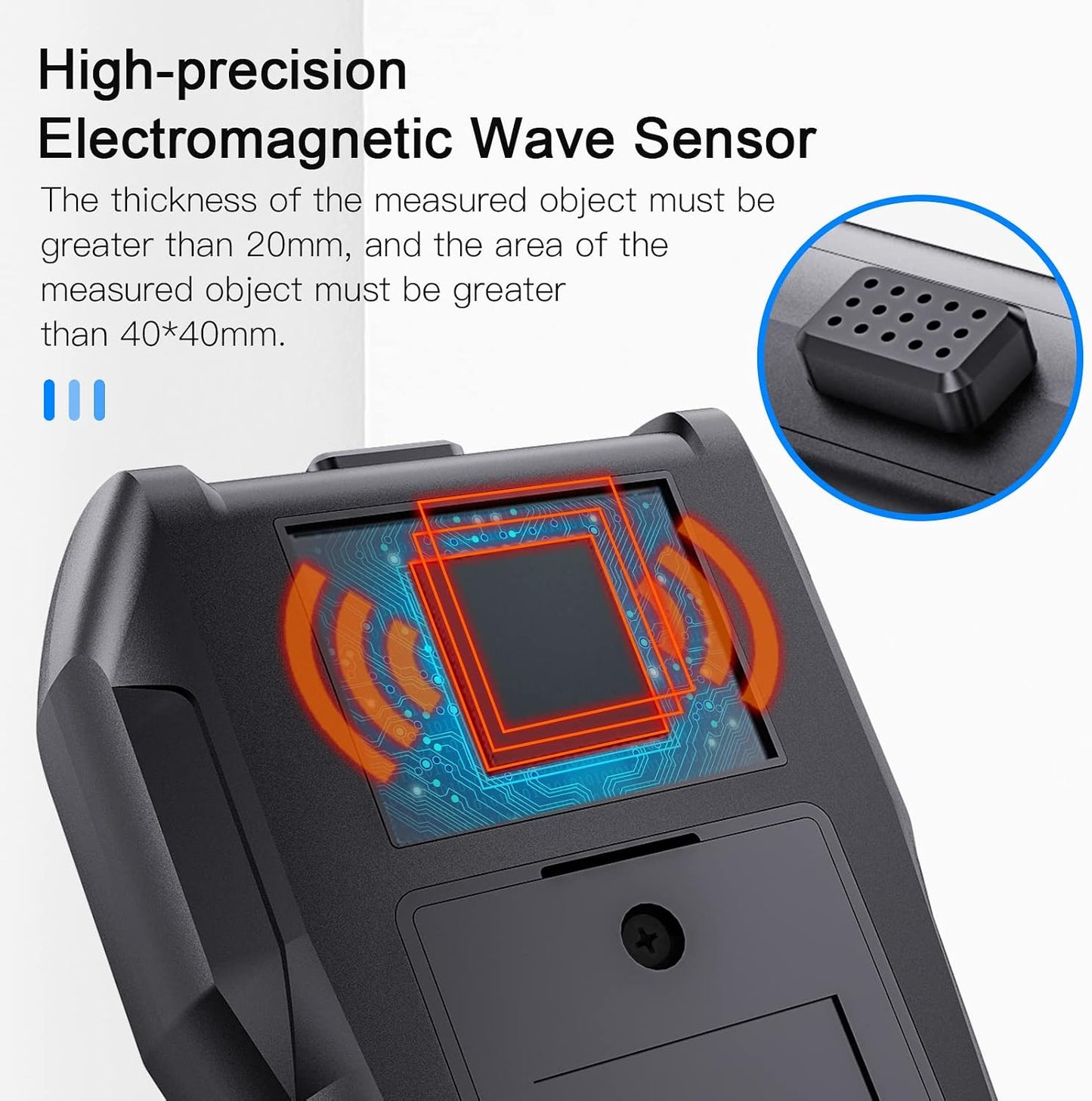 MESTEK Inductive Pinless Moisture Meter