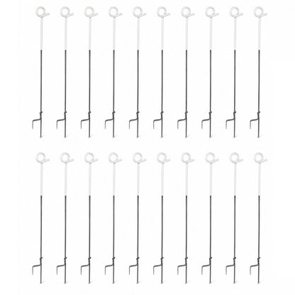 20x Electric Fence Pigtail Posts Steel Tape Fencing Electric Fencing