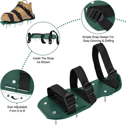 Lawn Aerators Spike Shoes Garden Spiked Sandals Lawn Spike Shoes