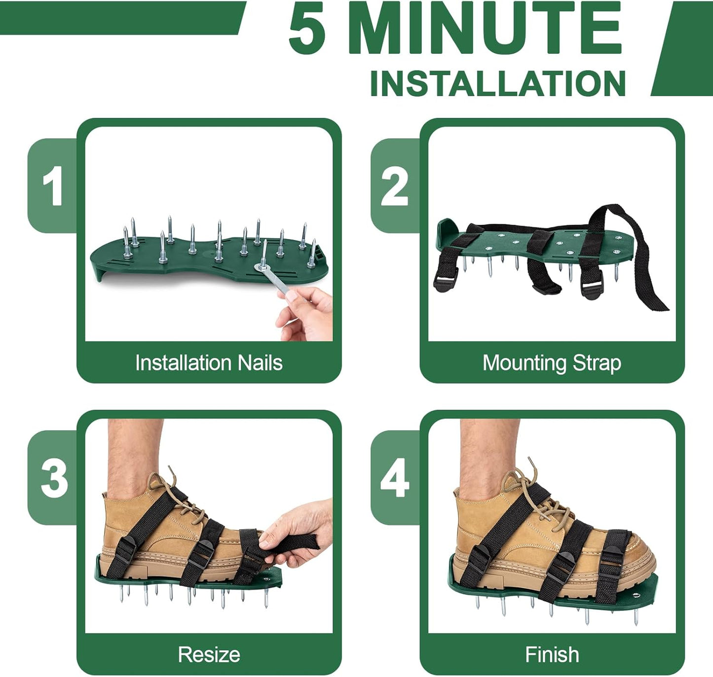 Lawn Aerators Spike Shoes Garden Spiked Sandals Lawn Spike Shoes