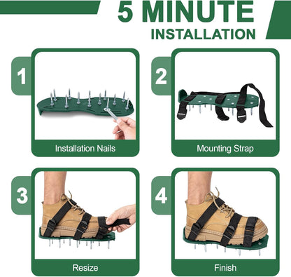 Lawn Aerators Spike Shoes Garden Spiked Sandals Lawn Spike Shoes