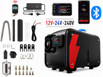 Diesel Air Heater 12V 8KW Bluetooth App