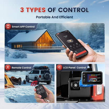 Diesel Air Heater 12V 8KW Bluetooth App