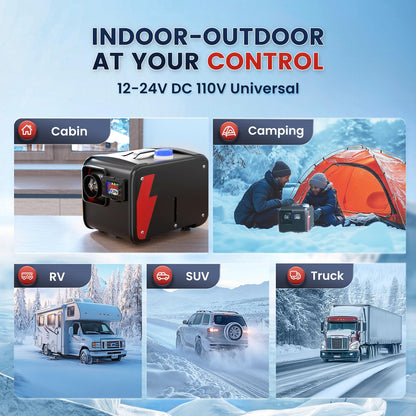 Diesel Air Heater 12V 8KW Bluetooth App