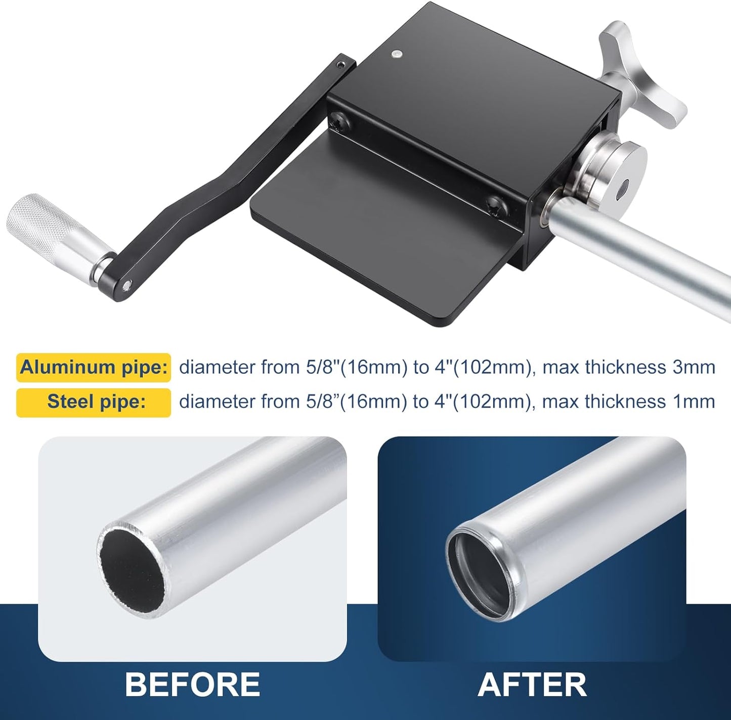 Tube Pipe Tubing Beader Tool Bead Roller