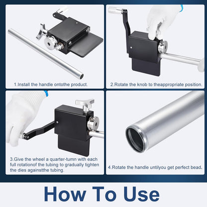 Tube Pipe Tubing Beader Tool Bead Roller