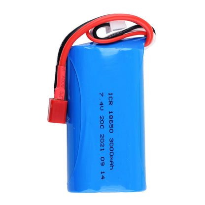 Rechargeable Battery for RC Car - 7.4V 3000mAh Li-ion