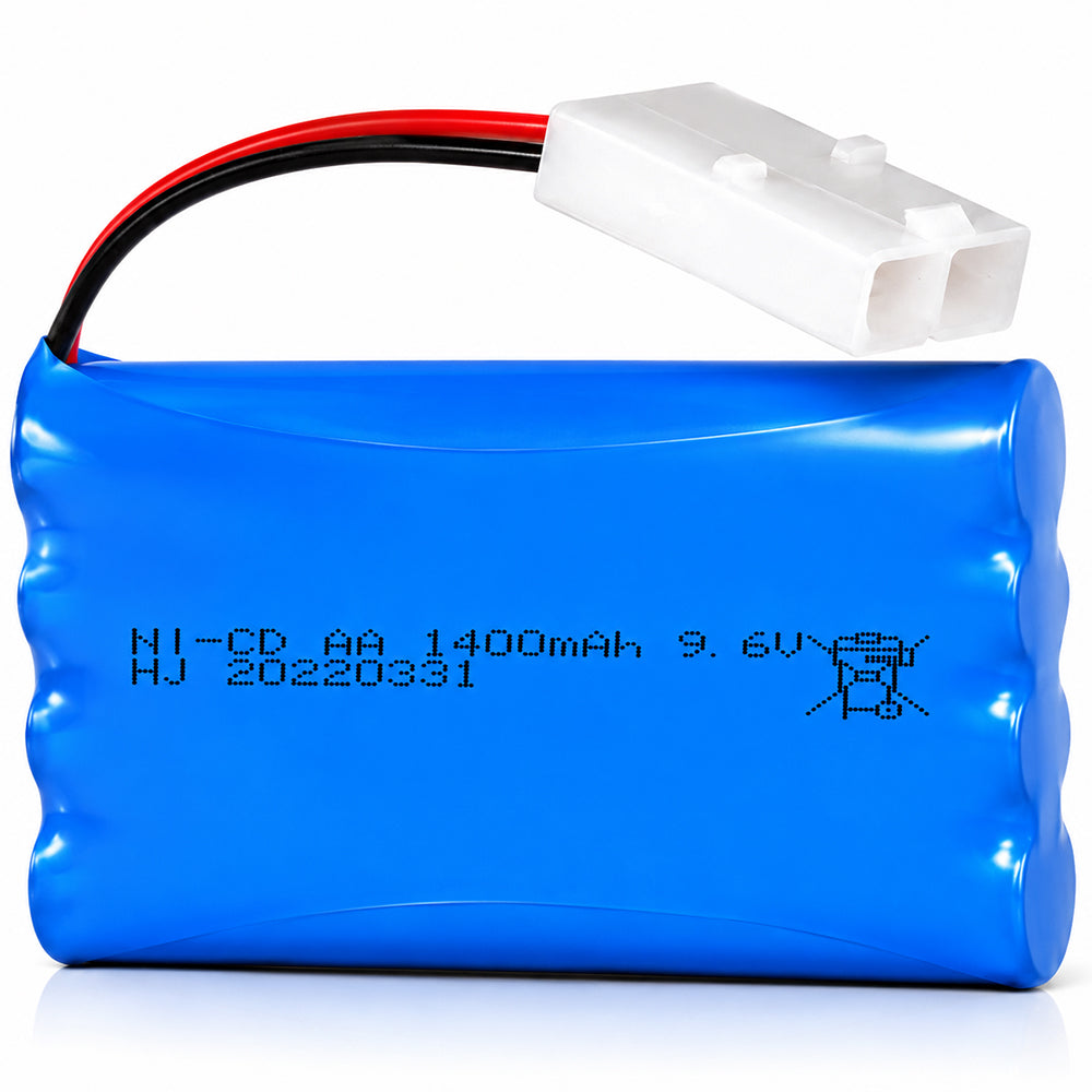 9.6V 1400mAh Rechargeable Battery for RC Car Boat