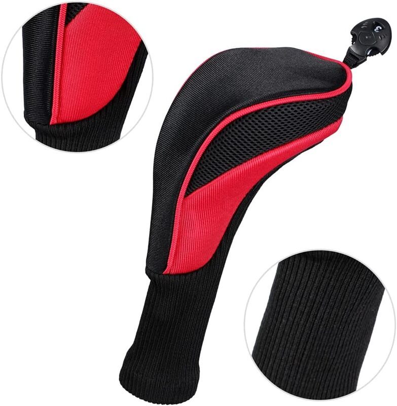 3pcs Golf Club Head Covers for Driver and Fairway Woods