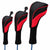 3pcs Golf Club Head Covers for Driver and Fairway Woods