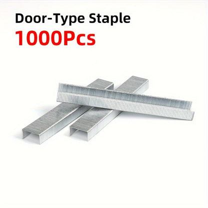 1000Pcs U-Shaped Staples Nails For Staple Gun Stapler Furniture