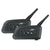Motorcycle helmet intercom headset black side view showing buttons