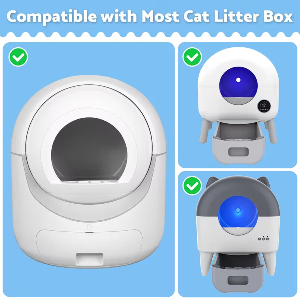 100 Pcs Cat Litter Box Garbage  Bags