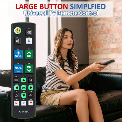 Universal Big Button TV Remote Replacement