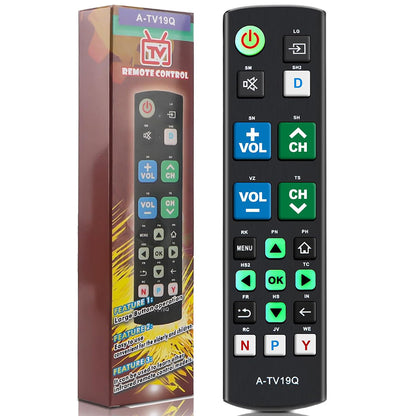 Universal Big Button TV Remote Replacement