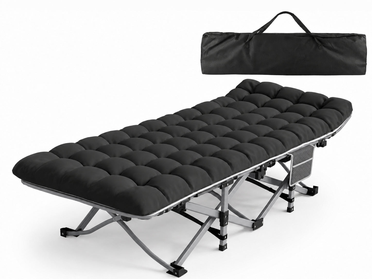 Folding Camping Bed Cots with Mattress