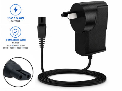 Electric Shaver Charger 15V Compatible Philips