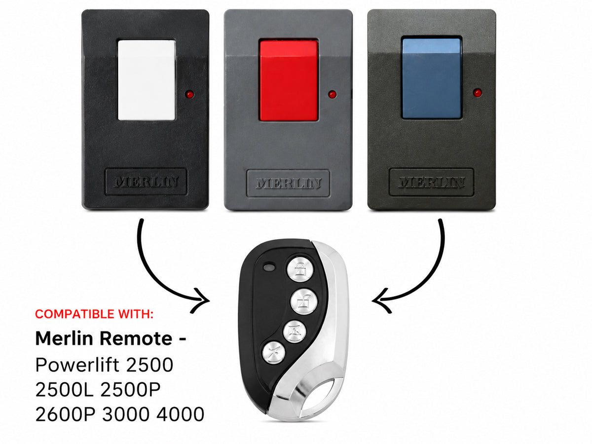 Merlin Remote - Powerlift 2500 2500L 2500P 2600P 3000 4000