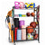 Sports Equipment Organizer Storage with Wheels Multi-Sport Garage Gym