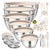 26PCS Mixing Bowls Set Stainless Steel with Lids & Kitchen Tools