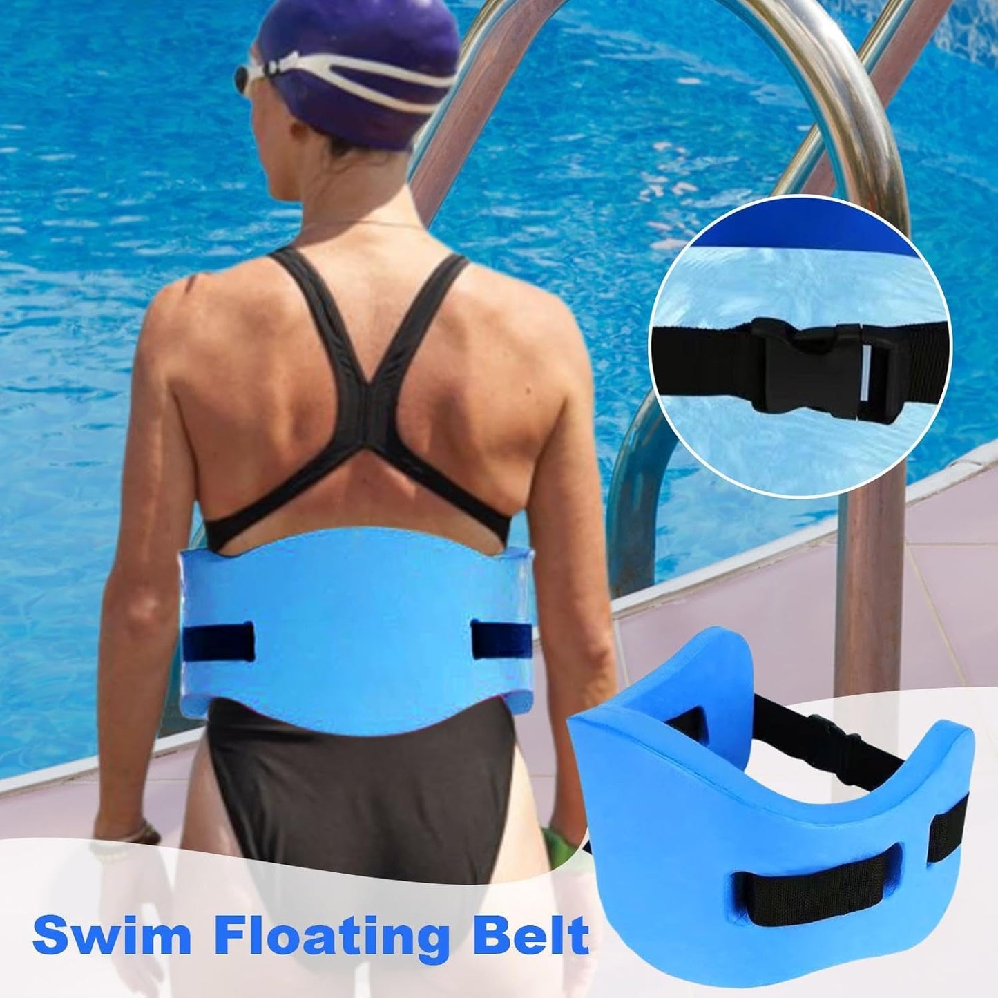 EVA Water Aerobics Float Belt for Aqua Jogging Swim Training Equipment