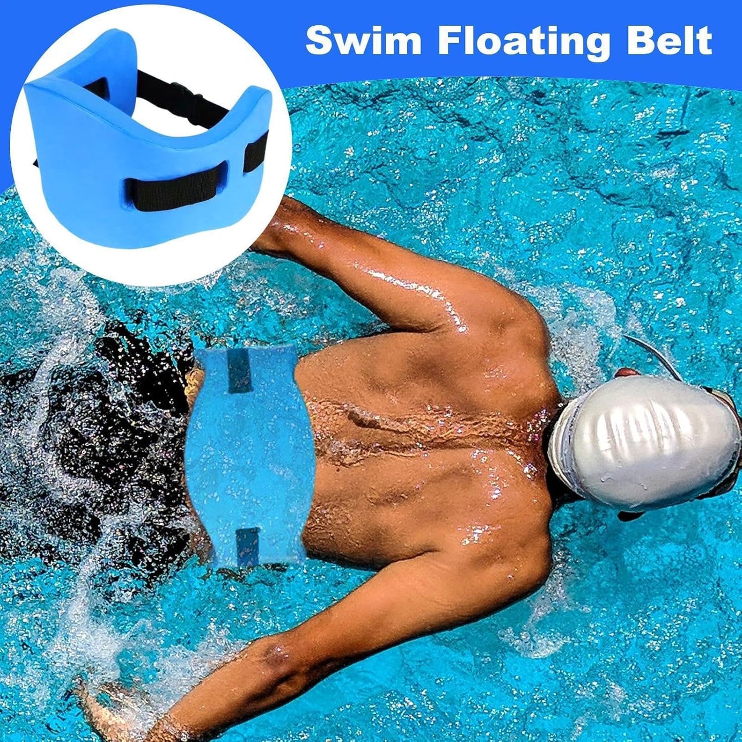 EVA Water Aerobics Float Belt for Aqua Jogging Swim Training Equipment