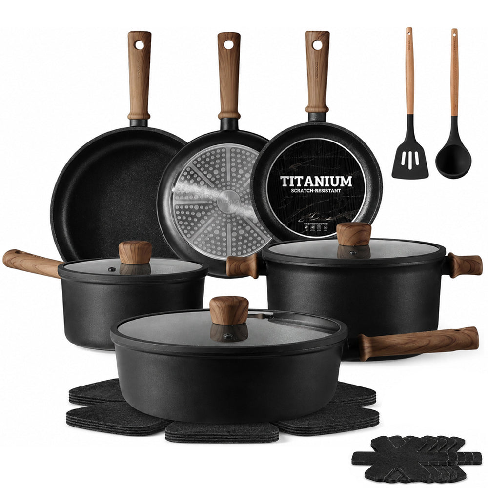 16 Piece Nonstick Cookware Set