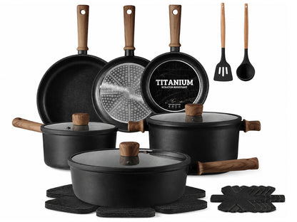 16 Piece Nonstick Cookware Set