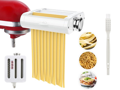 Pasta Maker Attachment for KitchenAid Stand Mixers 3 in 1 Set